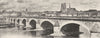 LOIRET. La Loire a Orléans 1900 old antique vintage print picture