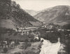 LOZÈRE. Vue Générale de Balsièges (Lozére)  1900 old antique print picture