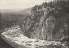 CORRÈZE. Le saut du Saillant, Dans les Gorges de la Vézère 1900 old print