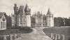 CORRÈZE. Chateau de Bort, en Limousin 1900 old antique vintage print picture