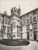 MAINE- ET- LOIRE. Angers. Le Logis Barrault 1900 old antique print picture