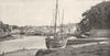 MORBIHAN. Auray. Port et Faubourg de Saint- Goustan 1900 old antique print