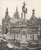 FINISTÈRE. Le Calvaire de Guimiliau, Avant sa Restauration 1900 old print