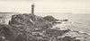 FINISTÈRE. Le Phare du Minou, A L'entrée de la Rade de Brest 1900 old print