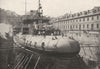 MORBIHAN. Lorient. Le Cuirassé ( (Carnot) ) en cale Sèche 1900 old print