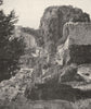 VENDÉE. Ruines du Chateau de Tiffauges (Donjon du XIIe Siècle)  1900 old print