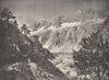HAUTES- PYRÉNÉES. Lac du Cap- de- long, Au pied du Néouvieille 1900 old print