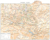 HAUTE- GARONNE. Pyrénées de Luchon 1900 old antique vintage map plan chart