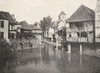 PYRÉNÉES- ATLANTIQUES. Vieilles Maisons a Salies- de- Béarn 1900 old print