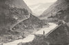 HAUTES- PYRÉNÉES. Les Gorges de Gavarnie 1900 old antique print picture