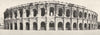 GARD. Les Arénes de Nimes 1900 old antique vintage print picture