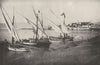 ALPES- MARITIMES. Cannes. Bateaux a la Rive 1900 old antique print picture