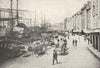 BOUCHES- DU- RHÔNE. Marseille. Quais du Vieux port 1900 old antique print