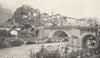 HTE- CORSE (CORSICA) . Corte pont Tavignano (route D'ajaccio)  1900 old print