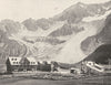 HAUTES- ALPES. Le Lautaret et le Combeynot 1900 old antique print picture