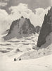 HAUTE- SAVOIE. La Tour- Ronde, dans le Massif du Mont- blanc 1900 old print
