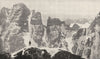 HAUTES- ALPES. Pic Sans- nom, Vu du Pic Coolidge 1900 old antique print