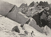 HAUTES- ALPES. Le Glacier de la plate des Agneaux et la grande- ruine 1900