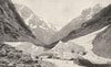 ISÈRE. Avalanche de Neige dans le Vallon de la Pilatte 1900 old antique print