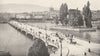 SWITZERLAND. Genève. Le pont du mont- blanc et L'ile Rousseau 1900 old print