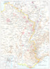 FRANCE. Frontiere Nord-est; Inset Environs de Strasbourg.Forteresses 1900 map