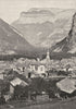 HAUTE- SAVOIE. Thônes, Au Confluent du fier et du Nom 1900 old antique print