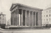 ISÈRE. Temple D'auguste et de Livie, a Vienne 1900 old antique print picture