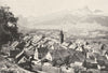 ISÈRE. Corps et L'obiou 1900 old antique vintage print picture