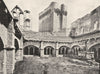 BOUCHES- DU- RHÔNE. Cloitre de L'abbaye de Montmajour 1900 old antique print