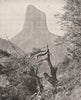 ISÈRE. Autour du Mont Aiguille, en Vercors 1900 old antique print picture