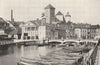 HAUTE- SAVOIE. Annecy. Le Canal et le Vieux Chateau 1900 old antique print
