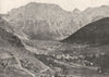 HAUTES- ALPES. Névache et la vallée de la Clarée 1900 old antique print