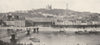 RHÔNE. Lyon. Panorama du Coteau de Fourvières 1900 old antique print picture