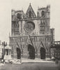 RHÔNE. Lyon. Cathédrale Saint- Jean 1900 old antique vintage print picture