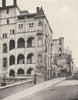 RHÔNE. Vieux Lyon. La Montée Saint- barthélemy 1900 old antique print picture