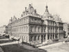 RHÔNE. Lyon. la Bourse 1900 old antique vintage print picture