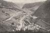 JURA. Vue Générale de Morez 1900 old antique vintage print picture