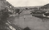 DOUBS. Vue Générale de Besançon et Cours du Doubs 1900 old antique print