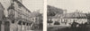 HTE- SAÔNE. Luxeuil. Maison Card Jouffroy; Établissement Thermes 1900 print