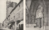 HAUTE- SAÔNE. Luxeuil. La Maison Carrée; Portail de L'église de gray 1900
