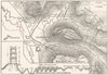 CÔTE- D'OR. Siegè D'alise par César 1900 old antique vintage map plan chart