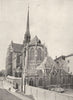 CÔTE- D'OR. Abside de la Cathédrale Saint- Bénigne 1900 old antique print