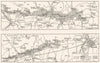FRANCE. Principaux crus de Bourgogne 1900 old antique vintage map plan chart