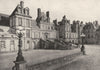 SEINE- ET- MARNE. Chateau de Fontainebleau. La Cour les Adieux 1900 old print