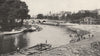 PARIS. La Seine au Quai D'anjou. A Gauche, L'ile Saint- Louis 1900 old print