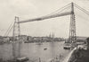 SEINE- MARITIME. Rouen. Le Pont Transbordeur 1900 old antique print picture