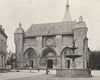HAUTE- MARNE. Façade de L'église de Wassy (Sur la Blaise)  1900 old print
