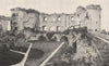AISNE. Intérieur des Ruines du Chateau de Coucy 1900 old antique print picture