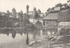 CÔTE- D'OR. Semur. Le Chateau et les Bords de L'Armançon 1900 old print
