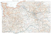 LOIRE. Région de la Seine et de la Loire Moyenne 1900 old antique map chart